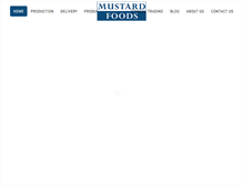 Tablet Screenshot of mustardfoods.com